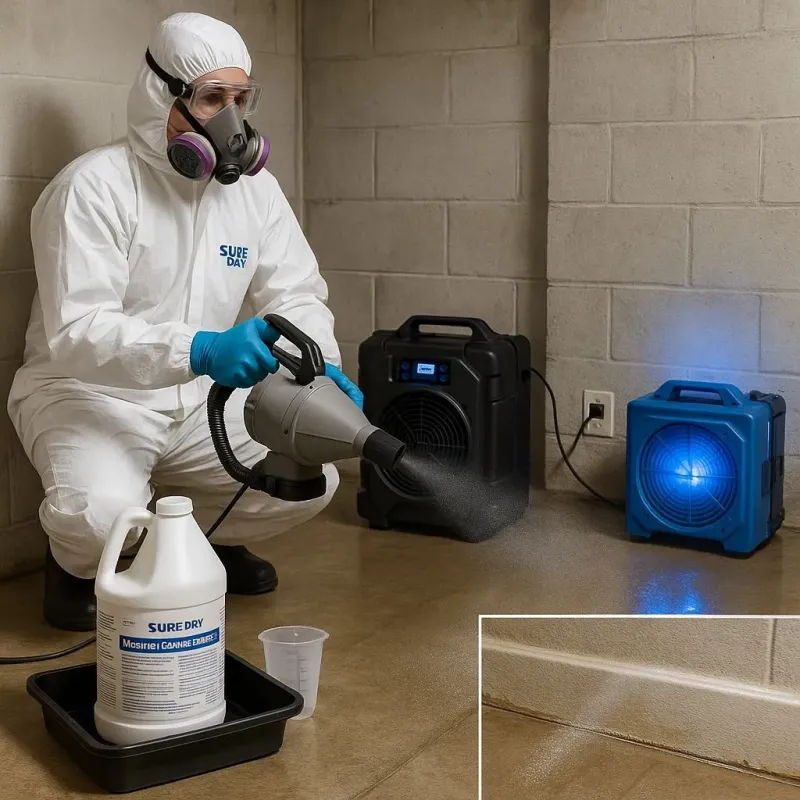 Sanitization and Odor Removal process in Hollandale, MS